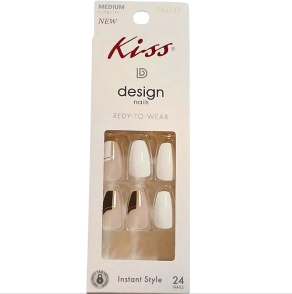 Kiss Other - 5 x KISS Ready To Wear Instant Style Design Nails Medium, Best Of The Best 24 ct